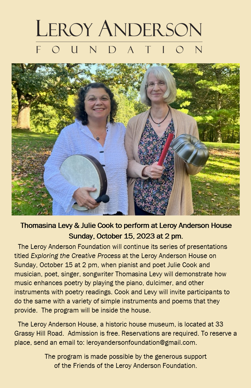Poetry and Music, Leroy Anderson House